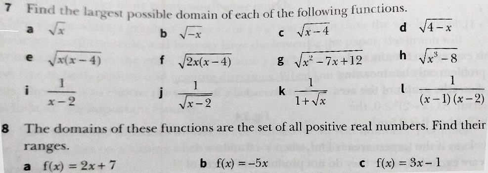 Domain Range And Quadratic Inequalities The Math Doctors Domain Range And Quadratic Inequalities The Math Doctors