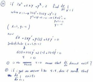 The Case of the Disappearing Derivative – The Math Doctors