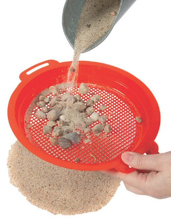 A toy sieve for sand, https://www.orientaltrading.com/sand-sieve-set-a2-13942210.fltr
