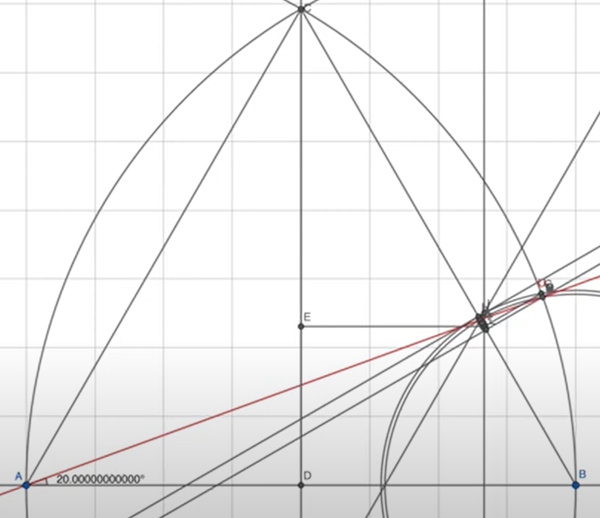 Claimed trisection of 60 degrees with microscopic error